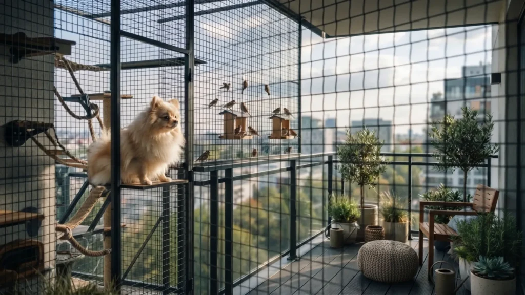 Büyükçekmece çelik kedi filesi 